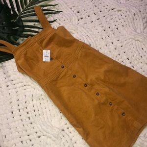 J.Crew tan corduroy dress